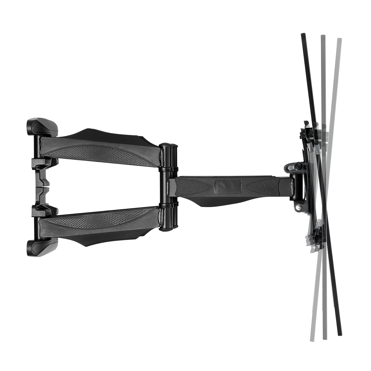 SUPORTE TRIARTICULADO C/ INCLINACAO P/ TV – 32″ A 75″ – PRETO - Imagem 2